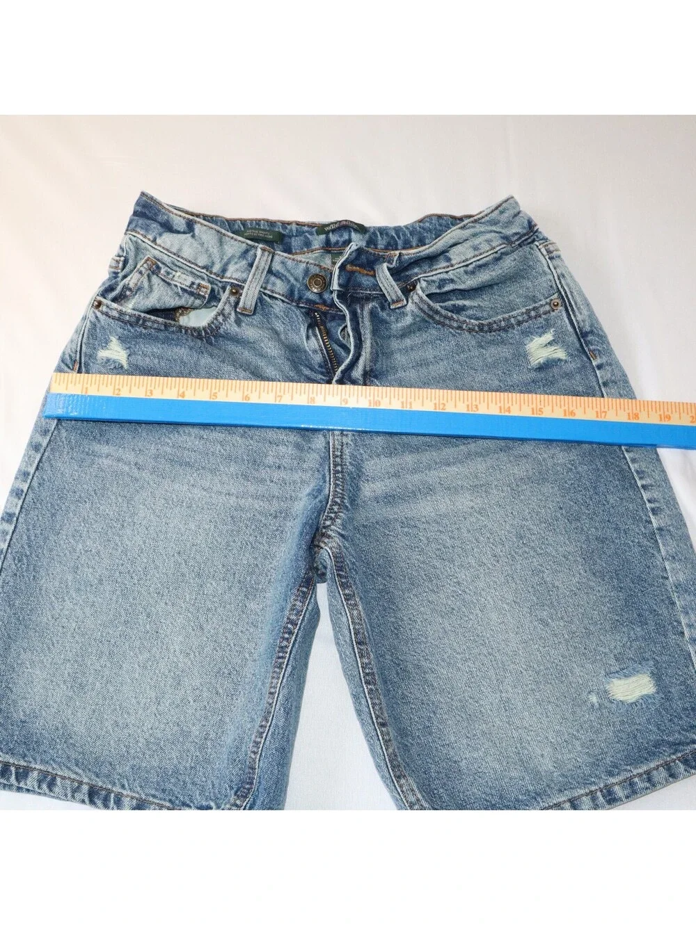 Wild Fable Girls Mid-Rise Denim Shorts Size 2 Blue